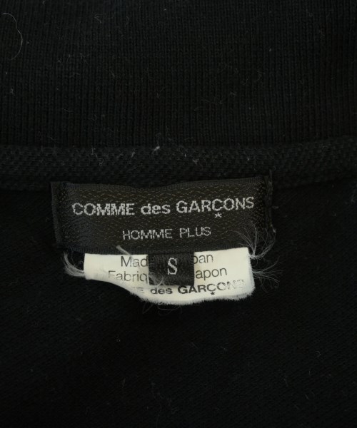 COMME des GARCONS HOMME PLUS（コムデギャルソンオムプリュス）ポロシャツ 黒 サイズ:S メンズ/2200699906029
