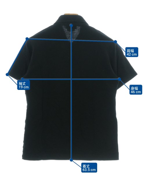 COMME des GARCONS HOMME PLUS（コムデギャルソンオムプリュス）ポロシャツ 黒 サイズ:S メンズ/2200699906029