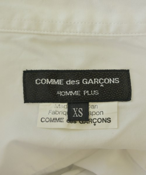 COMME des GARCONS HOMME PLUS（コムデギャルソンオムプリュス）カジュアルシャツ 白 サイズ:XS メンズ/2200699906081