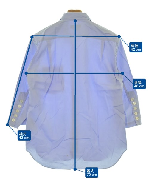 COMME des GARCONS HOMME PLUS（コムデギャルソンオムプリュス）カジュアルシャツ 紫 サイズ:XS メンズ/2200699906111
