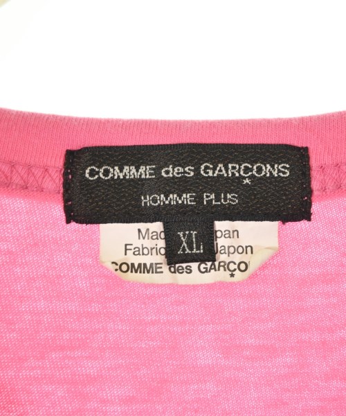 COMME des GARCONS HOMME PLUS（コムデギャルソンオムプリュス）Tシャツ・カットソー ピンク サイズ:XL メンズ/2200705157063