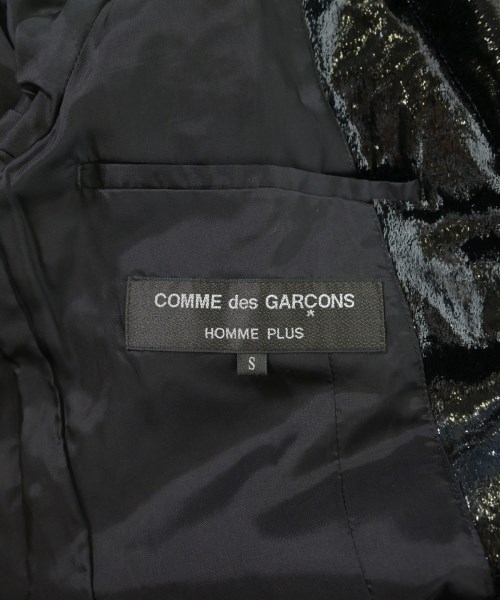 COMME des GARCONS HOMME PLUS（コムデギャルソンオムプリュス）カジュアルジャケット 黒 サイズ:S メンズ/2200705344012