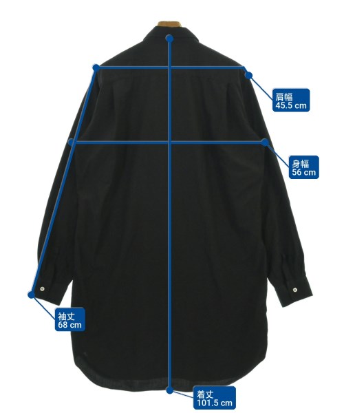 COMME des GARCONS HOMME PLUS（コムデギャルソンオムプリュス）カジュアルシャツ 黒 サイズ:L メンズ/2200705586078