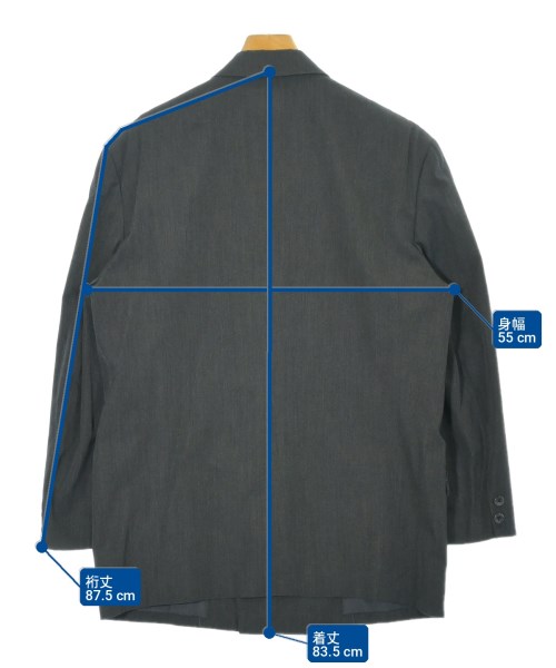 COMME des GARCONS HOMME PLUS（コムデギャルソンオムプリュス）テーラードジャケット グレー サイズ:M メンズ/2200704469051