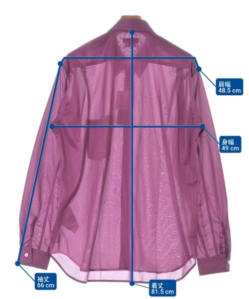 COMME des GARCONS HOMME PLUS（コムデギャルソンオムプリュス）カジュアルシャツ 紫 サイズ:L メンズ/2200706036015