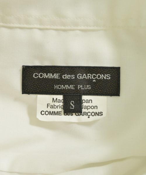 COMME des GARCONS HOMME PLUS（コムデギャルソンオムプリュス）カジュアルシャツ 白 サイズ:S メンズ/2200706486049