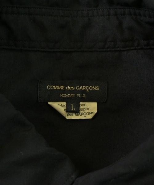 COMME des GARCONS HOMME PLUS（コムデギャルソンオムプリュス）カジュアルシャツ 黒 サイズ:L メンズ/2200707024103