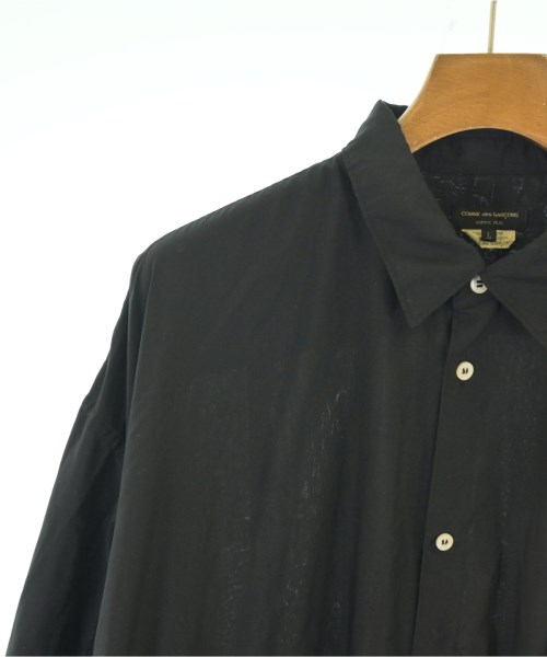COMME des GARCONS HOMME PLUS（コムデギャルソンオムプリュス）カジュアルシャツ 黒 サイズ:L メンズ/2200707024103