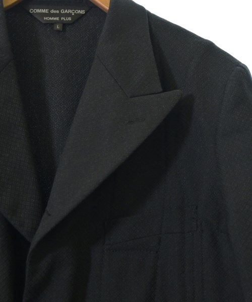 COMME des GARCONS HOMME PLUS（コムデギャルソンオムプリュス）カジュアルジャケット 黒 サイズ:L メンズ/2200705605076