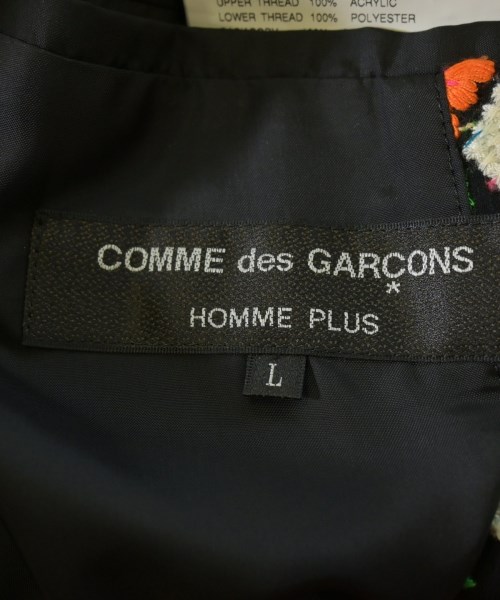 COMME des GARCONS HOMME PLUS（コムデギャルソンオムプリュス）カジュアルジャケット 黒 サイズ:L メンズ/2200705605106