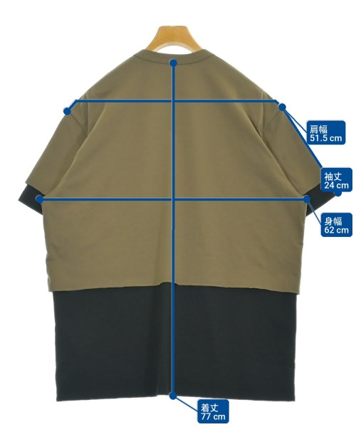 COMME des GARCONS HOMME PLUS（コムデギャルソンオムプリュス）Tシャツ・カットソー カーキ サイズ:S メンズ/2200707335063