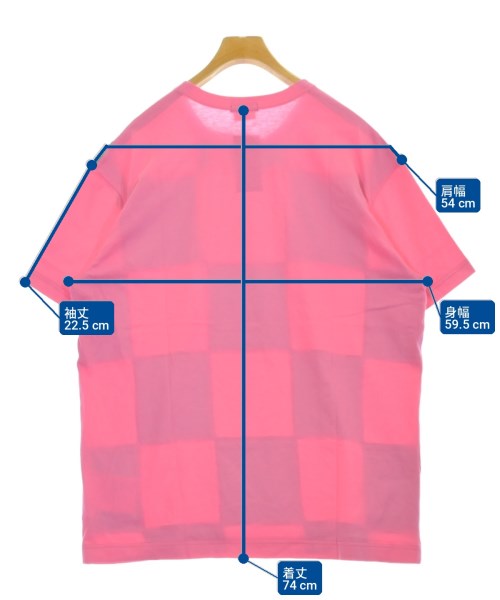 COMME des GARCONS HOMME PLUS（コムデギャルソンオムプリュス）Tシャツ・カットソー ピンク サイズ:S メンズ/2200707335117