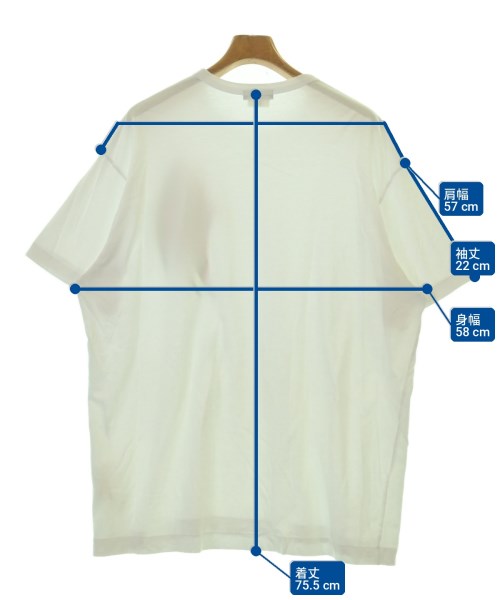 COMME des GARCONS HOMME PLUS（コムデギャルソンオムプリュス）Tシャツ・カットソー 白 サイズ:M メンズ/2200705703055