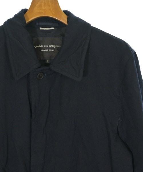 COMME des GARCONS HOMME PLUS（コムデギャルソンオムプリュス）ステンカラーコート 紺 サイズ:M メンズ/2200705238038