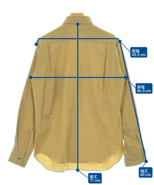 COMME des GARCONS HOMME PLUS（コムデギャルソンオムプリュス）カジュアルシャツ ベージュ サイズ:XS メンズ/2200709666158