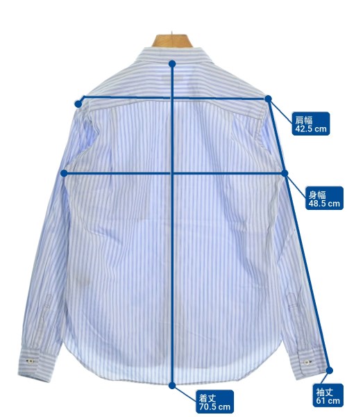 COMME des GARCONS HOMME PLUS（コムデギャルソンオムプリュス）カジュアルシャツ 青 サイズ:XS メンズ/2200709666219
