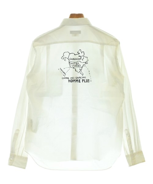 COMME des GARCONS HOMME PLUS（コムデギャルソンオムプリュス）カジュアルシャツ 白 サイズ:XS メンズ/2200709666707