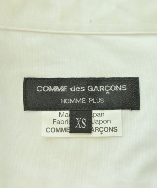 COMME des GARCONS HOMME PLUS（コムデギャルソンオムプリュス）カジュアルシャツ 白 サイズ:XS メンズ/2200709666707