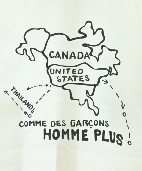 COMME des GARCONS HOMME PLUS（コムデギャルソンオムプリュス）カジュアルシャツ 白 サイズ:XS メンズ/2200709666707