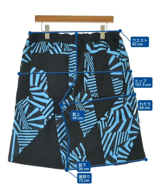 COMME des GARCONS HOMME PLUS（コムデギャルソンオムプリュス）ショートパンツ 黒 サイズ:M メンズ/2200660857060