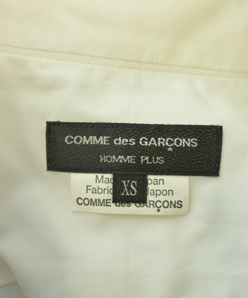 COMME des GARCONS HOMME PLUS（コムデギャルソンオムプリュス）カジュアルシャツ 白 サイズ:XS メンズ/2200660857268