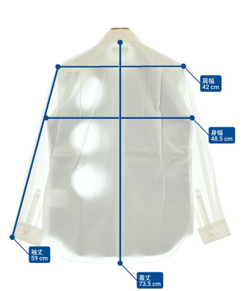 COMME des GARCONS HOMME PLUS（コムデギャルソンオムプリュス）カジュアルシャツ 白 サイズ:XS メンズ/2200660857268