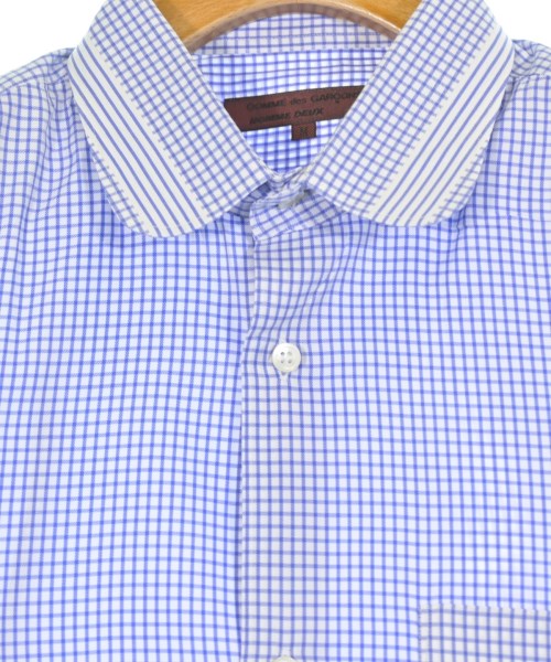 COMME des GARCONS HOMME DEUX（コムデギャルソンオムドゥ）カジュアルシャツ 青 サイズ:M メンズ/2200660891088