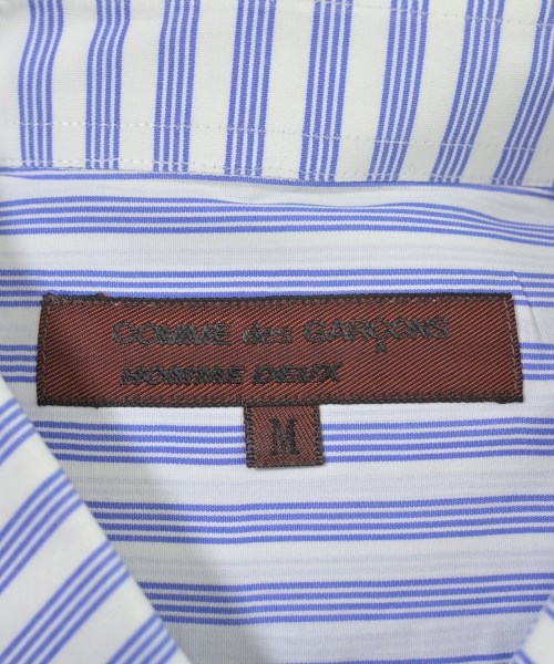 COMME des GARCONS HOMME DEUX（コムデギャルソンオムドゥ）カジュアルシャツ 青 サイズ:M メンズ/2200660891095