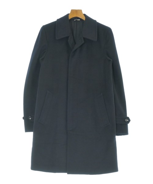 COMME des GARCONS HOMME PLUS(コムデギャルソンオムプリュス)ステンカラーコート 紺 サイズ:S/2200663300020