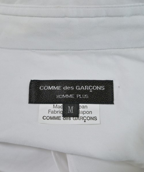 COMME des GARCONS HOMME PLUS（コムデギャルソンオムプリュス）カジュアルシャツ 白 サイズ:M メンズ/2200663343058