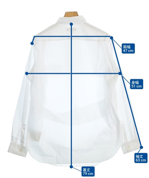 COMME des GARCONS HOMME PLUS（コムデギャルソンオムプリュス）カジュアルシャツ 白 サイズ:M メンズ/2200663343058