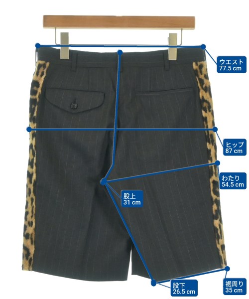 COMME des GARCONS HOMME PLUS（コムデギャルソンオムプリュス）ショートパンツ グレー サイズ:S メンズ/2200663776108