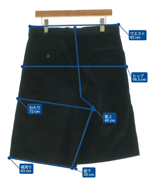 COMME des GARCONS HOMME PLUS（コムデギャルソンオムプリュス）ショートパンツ 黒 サイズ:M メンズ/2200661398234