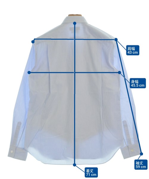COMME des GARCONS HOMME PLUS（コムデギャルソンオムプリュス）カジュアルシャツ 青 サイズ:XS メンズ/2200664704018