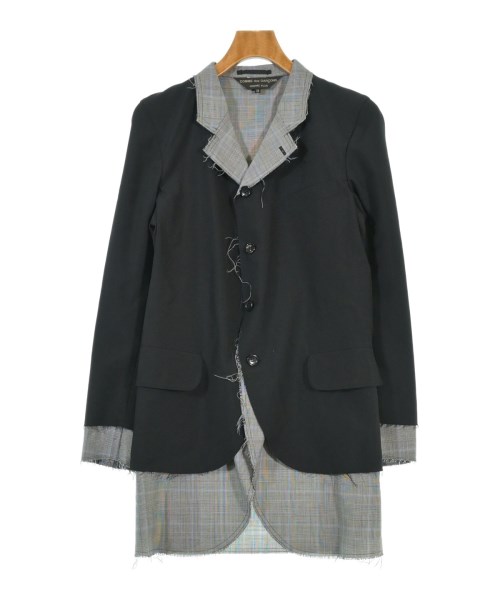 COMME des GARCONS HOMME PLUS(コムデギャルソンオムプリュス)カジュアルジャケット 黒 サイズ:XS/2200664745035