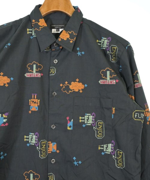 COMME des GARCONS HOMME PLUS（コムデギャルソンオムプリュス）カジュアルシャツ 黒 サイズ:M メンズ/2200664745073