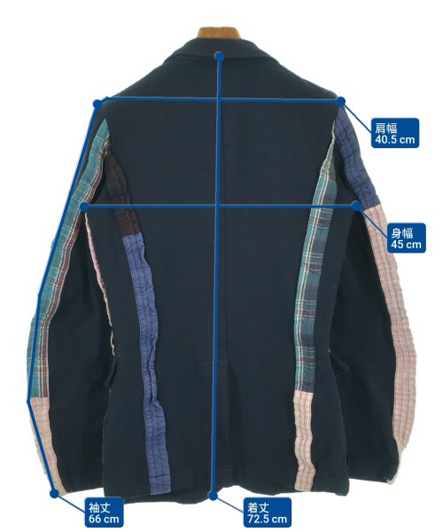 COMME des GARCONS HOMME PLUS（コムデギャルソンオムプリュス）カジュアルジャケット 紺 サイズ:XS メンズ/2200665103018