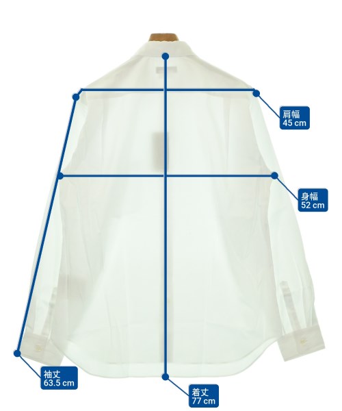 COMME des GARCONS HOMME PLUS（コムデギャルソンオムプリュス）カジュアルシャツ 白 サイズ:M メンズ/2200665116032