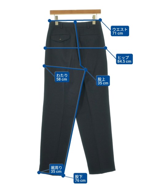 COMME des GARCONS HOMME PLUS（コムデギャルソンオムプリュス）スラックス 紺 サイズ:S メンズ/2200663027071