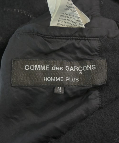 COMME des GARCONS HOMME PLUS（コムデギャルソンオムプリュス）カジュアルジャケット 黒 サイズ:M メンズ/2200665683015
