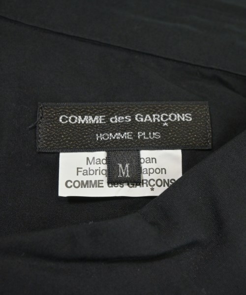 COMME des GARCONS HOMME PLUS（コムデギャルソンオムプリュス）カジュアルシャツ 黒 サイズ:M メンズ/2200666067067