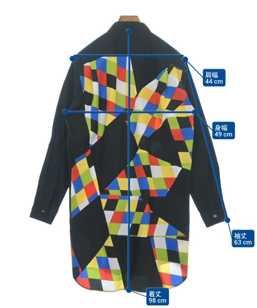 COMME des GARCONS HOMME PLUS（コムデギャルソンオムプリュス）カジュアルシャツ 黒 サイズ:M メンズ/2200663348053