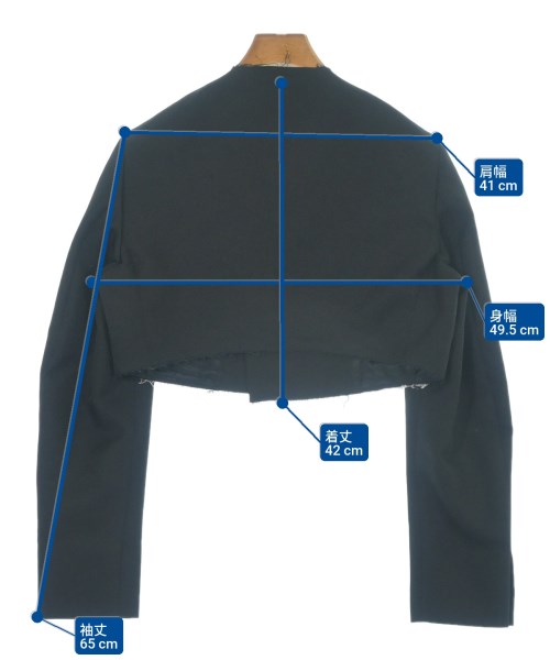 COMME des GARCONS HOMME PLUS（コムデギャルソンオムプリュス）カジュアルジャケット 黒 サイズ:S メンズ/2200663348091
