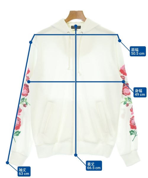COMME des GARCONS HOMME PLUS（コムデギャルソンオムプリュス）パーカー 白 サイズ:M メンズ/2200664147020