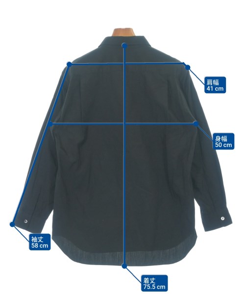 COMME des GARCONS HOMME PLUS（コムデギャルソンオムプリュス）カジュアルシャツ 黒 サイズ:S メンズ/2200667645011