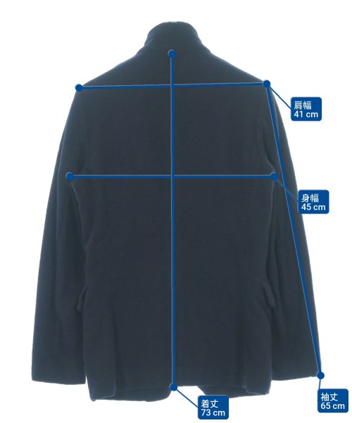 COMME des GARCONS HOMME PLUS（コムデギャルソンオムプリュス）カジュアルジャケット 紺 サイズ:S メンズ/2200667700017