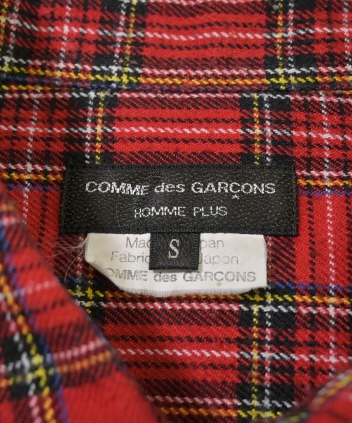 COMME des GARCONS HOMME PLUS（コムデギャルソンオムプリュス）カジュアルシャツ 赤 サイズ:S メンズ/2200668007108