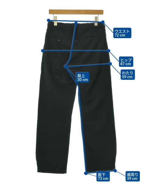 COMME des GARCONS HOMME PLUS（コムデギャルソンオムプリュス）スラックス 黒 サイズ:M メンズ/2200665883101