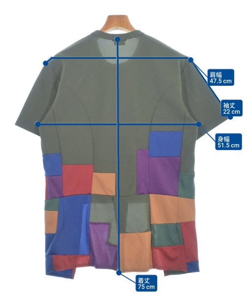COMME des GARCONS HOMME PLUS（コムデギャルソンオムプリュス）Tシャツ・カットソー カーキ サイズ:M メンズ/2200667468030