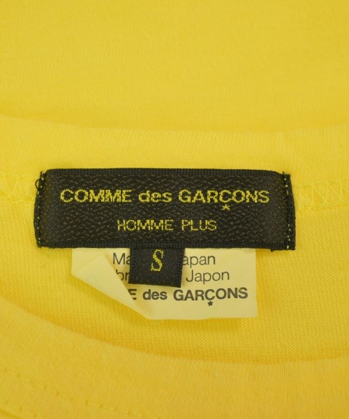 COMME des GARCONS HOMME PLUS（コムデギャルソンオムプリュス）Tシャツ・カットソー 黄 サイズ:S メンズ/2200669525045